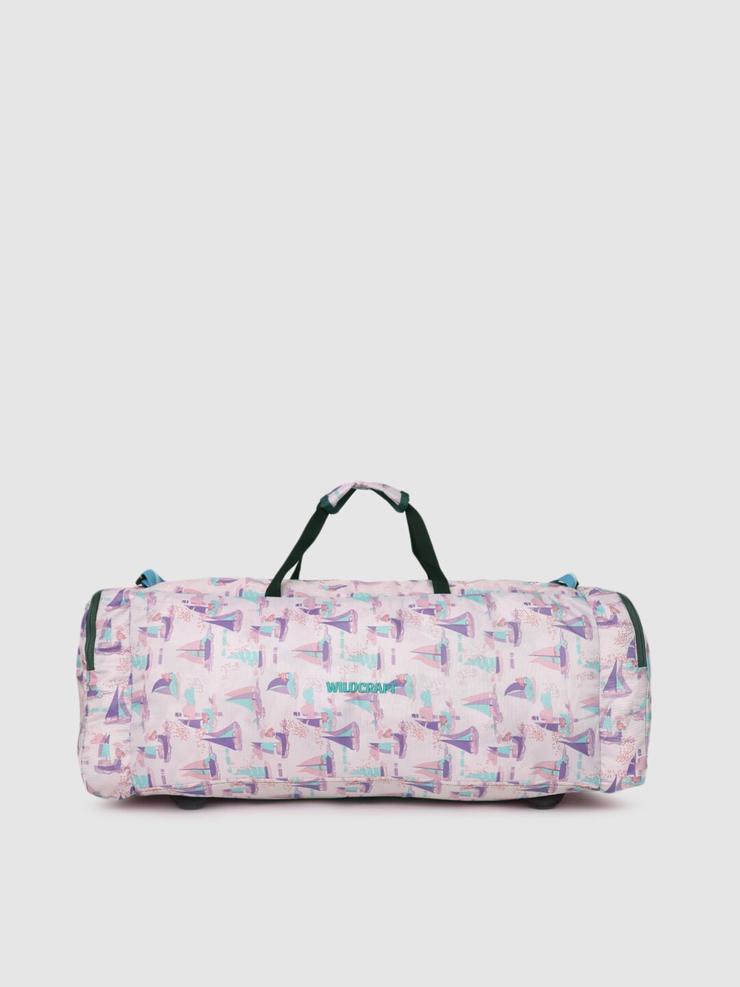 

Wildcraft Unisex Pink & Purple Printed Power Duffel Bag