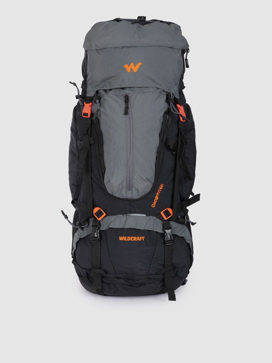 

Wildcraft Unisex Grey & Blue Colourblocked Gangotri 65 Rucksack