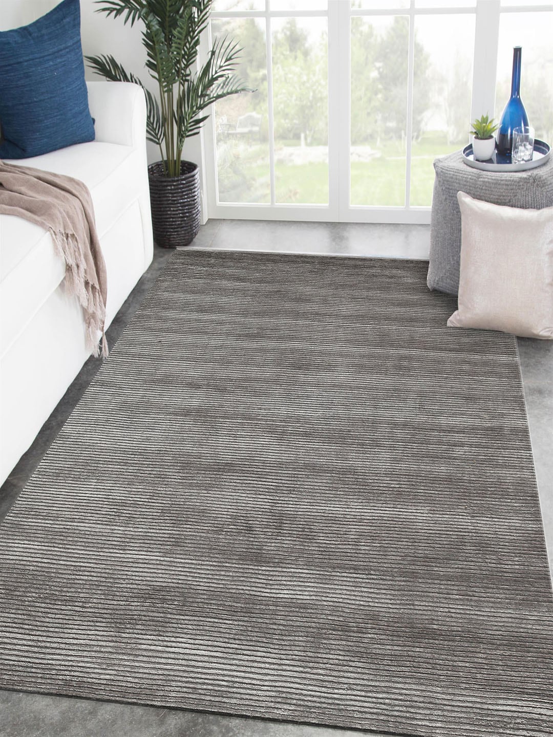 

Jaipur Rugs Grey Solid Handmade Carpet