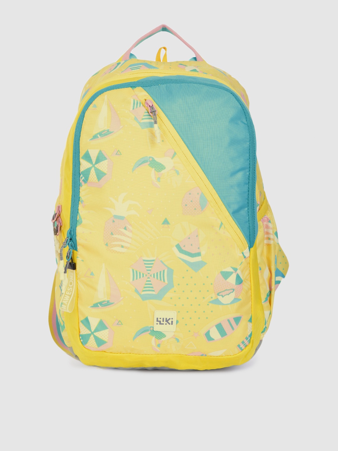 

Wildcraft Unisex Yellow Graphic Printed GIRL SQUAD 1 Beach Backpack