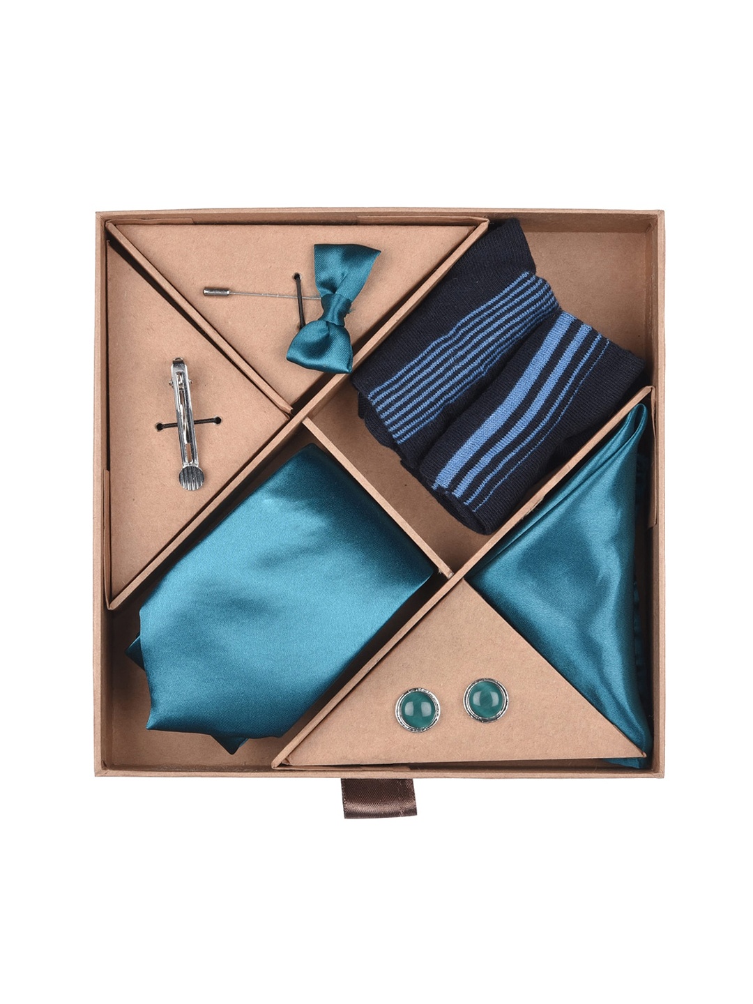 

Blacksmith Men Teal Blue Accessory Gift Set