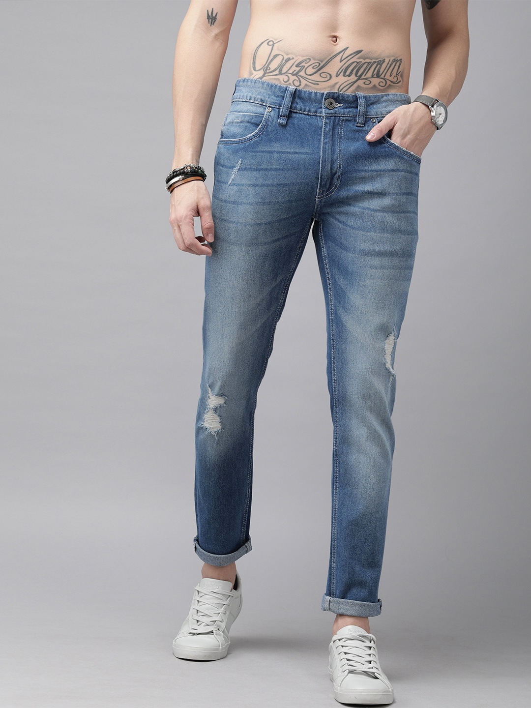 

Roadster Men Blue Slim Fit Mid-Rise Clean Look Stretchable Jeans