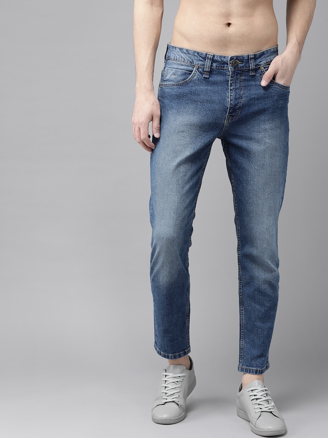 

Roadster Men Blue Skinny Fit Mid-Rise Clean Look Stretchable Jeans