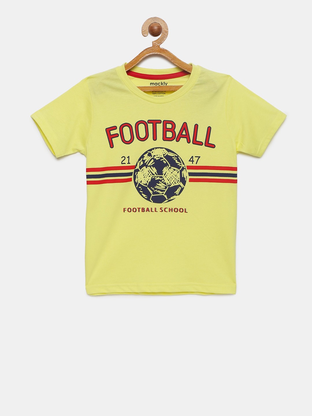 

mackly Boys Yellow & Red Printed Lounge T-Shirt