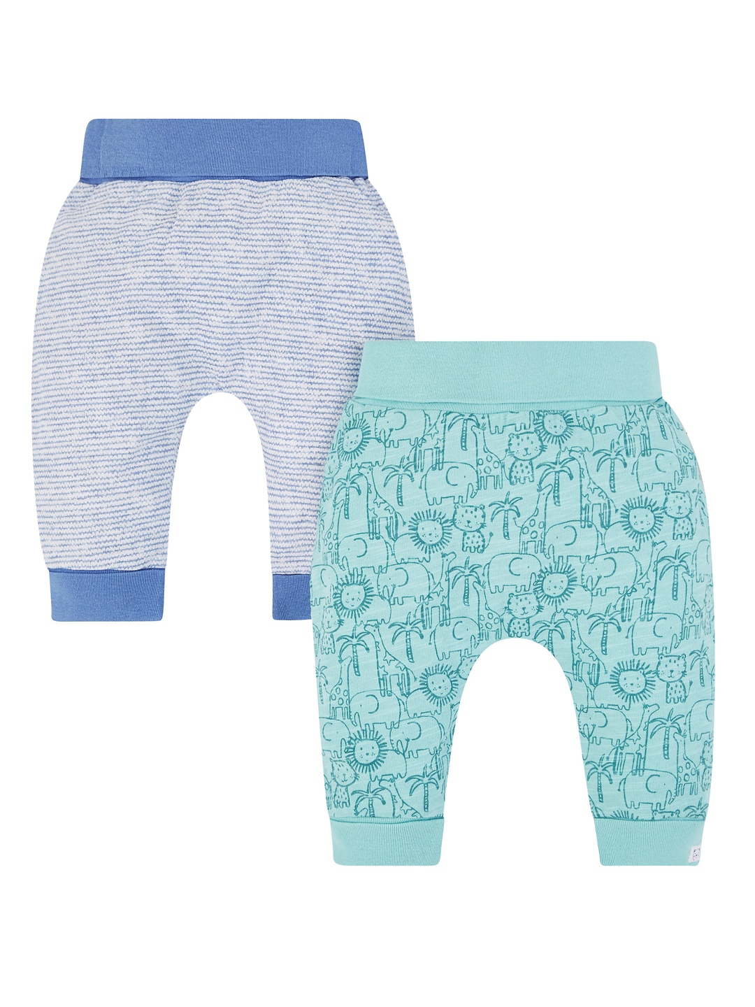 

mothercare Infant Boys Pack of 2 Leggings, Green