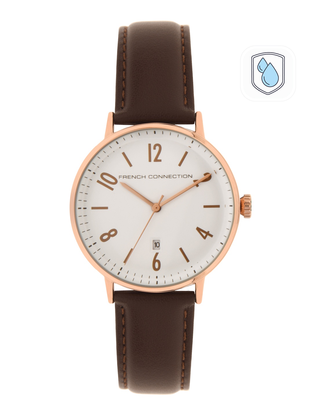 

French Connection Men White Analogue Watch FC155BR