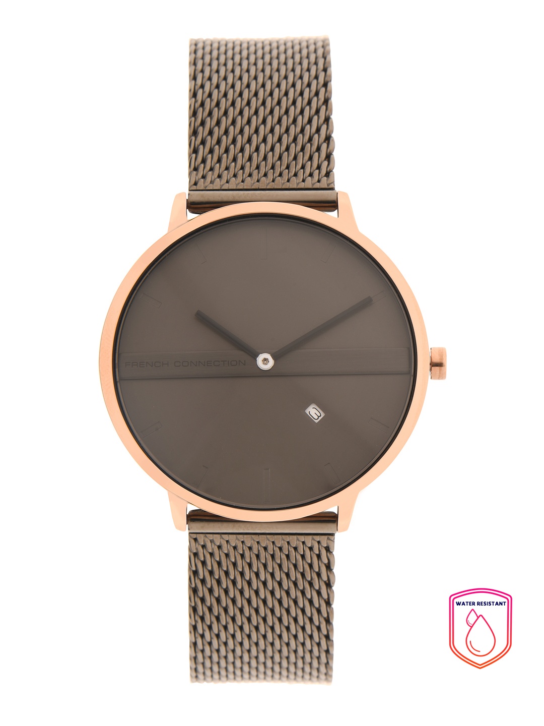 

French Connection Men Brown Analogue Watch
