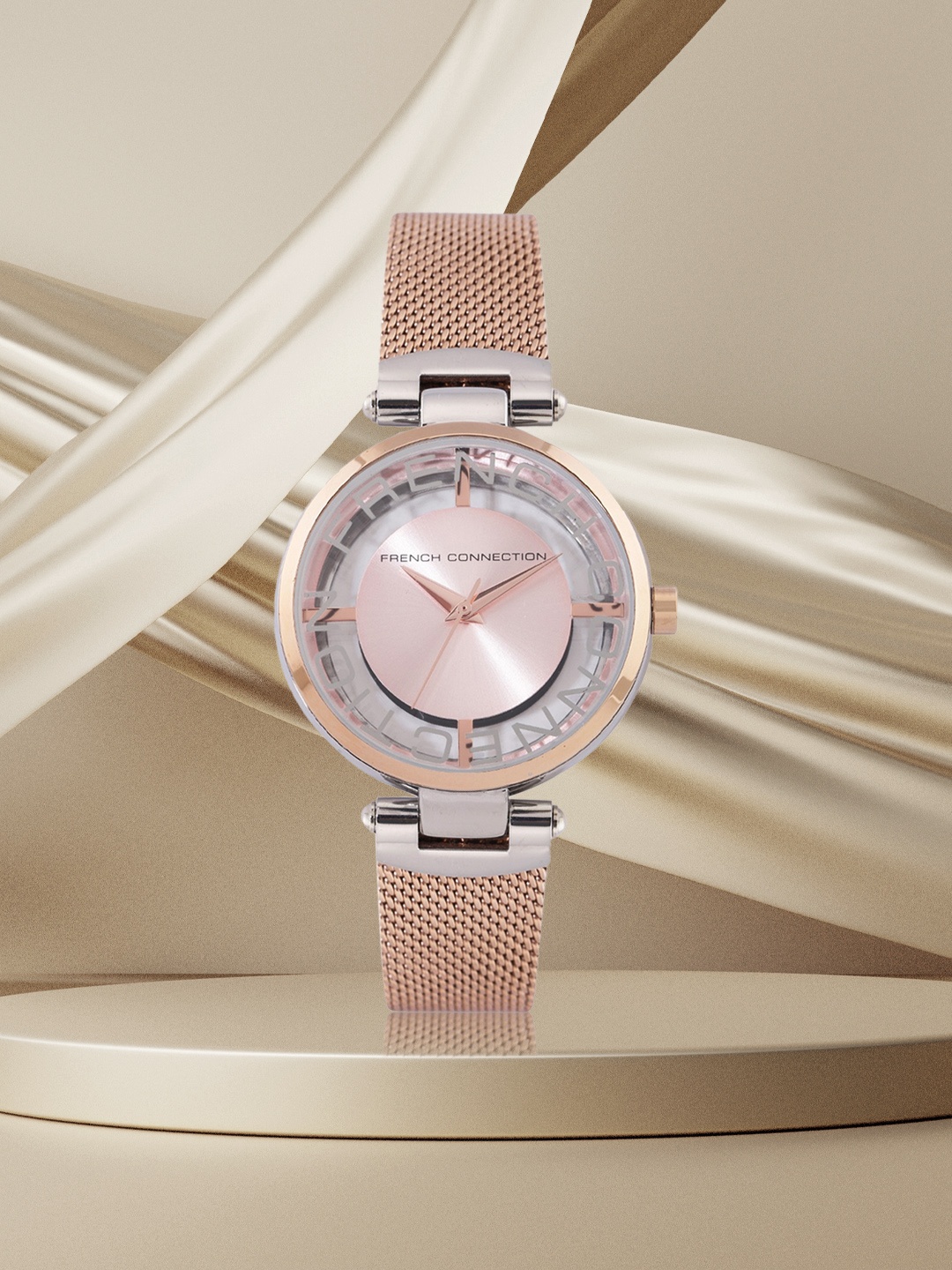

French Connection Women Pink Analogue Watch FCL0002A