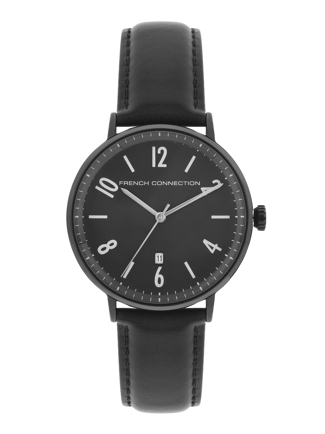 

French Connection Men Black Analogue Watch