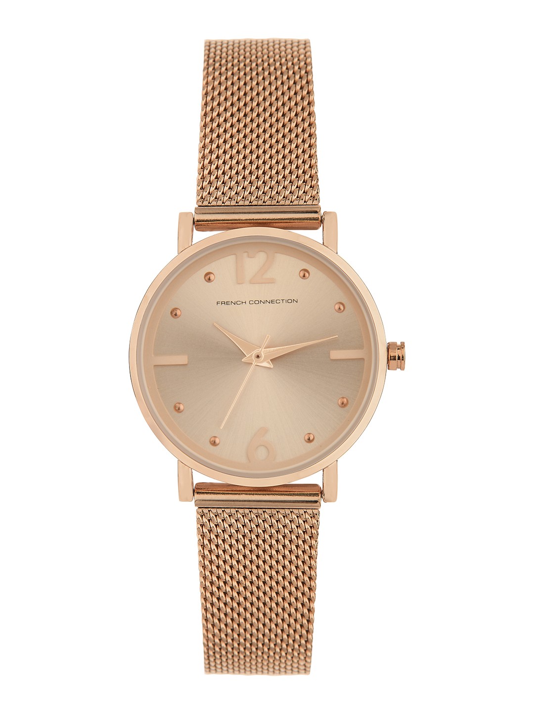 

French Connection Women Rose Gold Analogue Watch FCN0006B