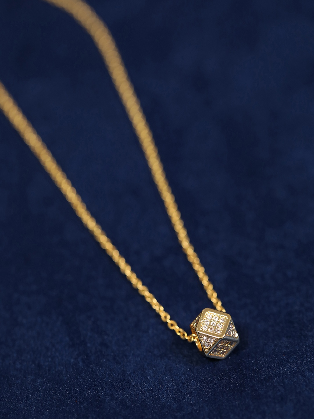 

Priyaasi Gold-Plated American Diamond-Studded Necklace