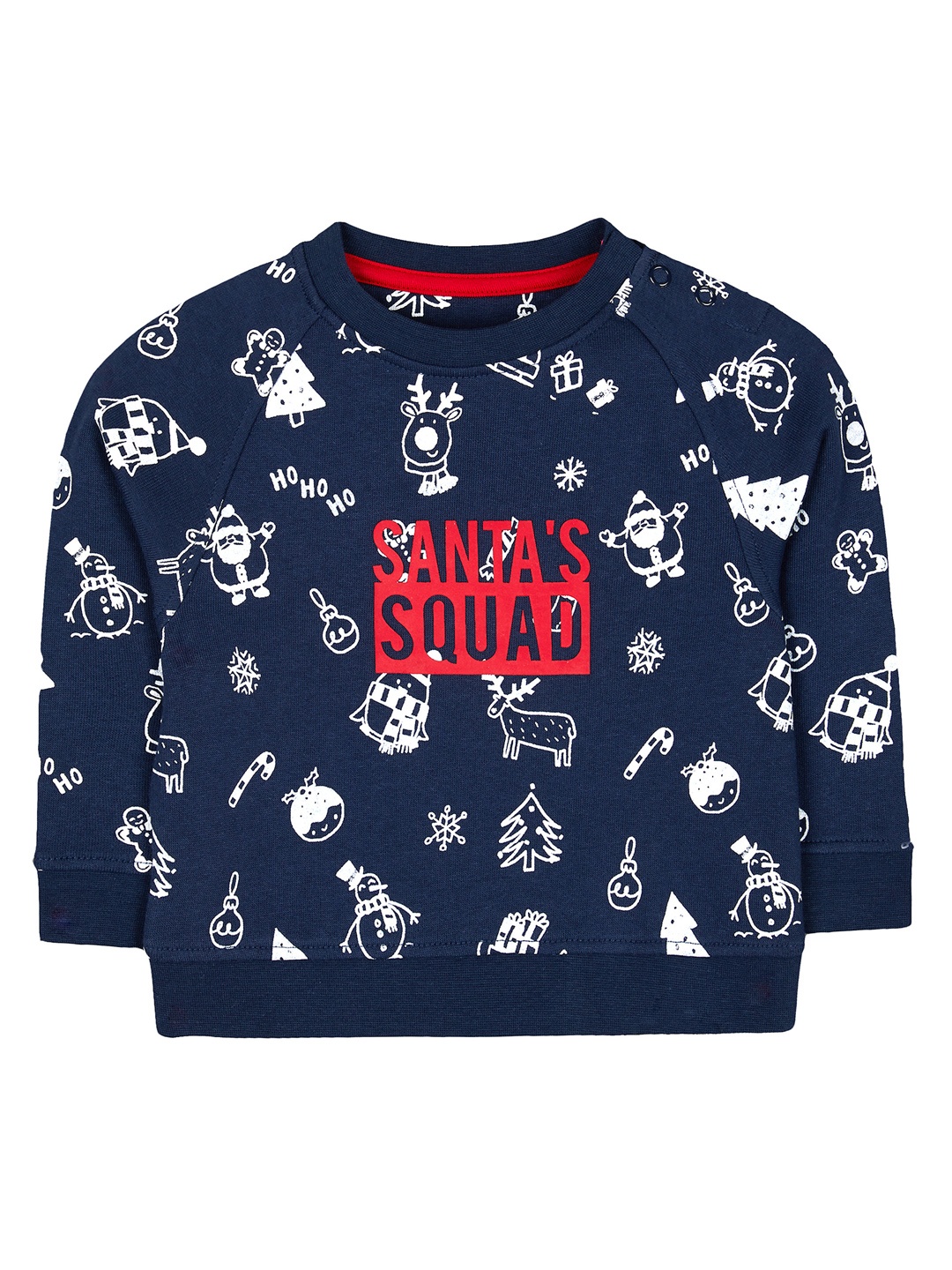 

mothercare Boys Navy Blue Printed Sweatshirt