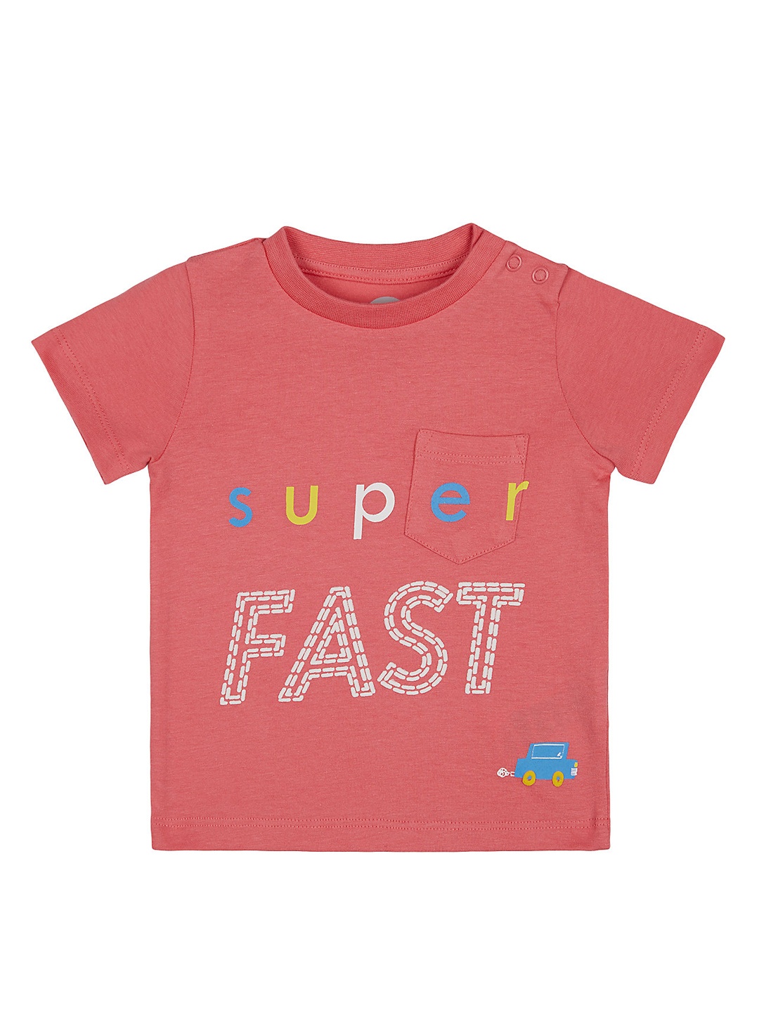 

mothercare Boys Red Printed Round Neck T-shirt