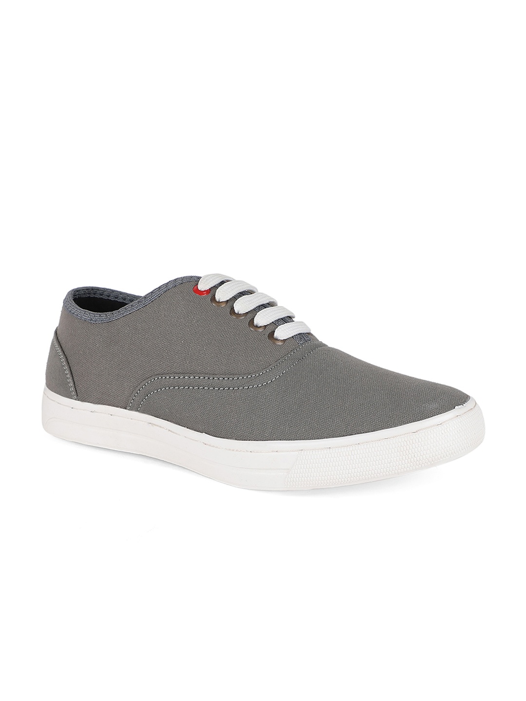 

Khadims Men Grey Solid Sneakers