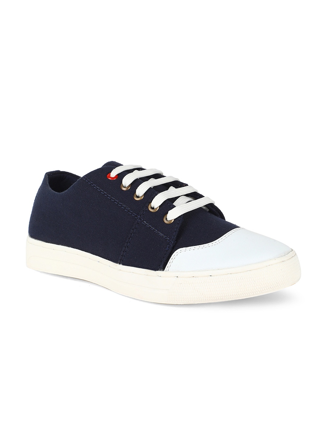 

Khadims Men Navy Blue Solid Sneakers