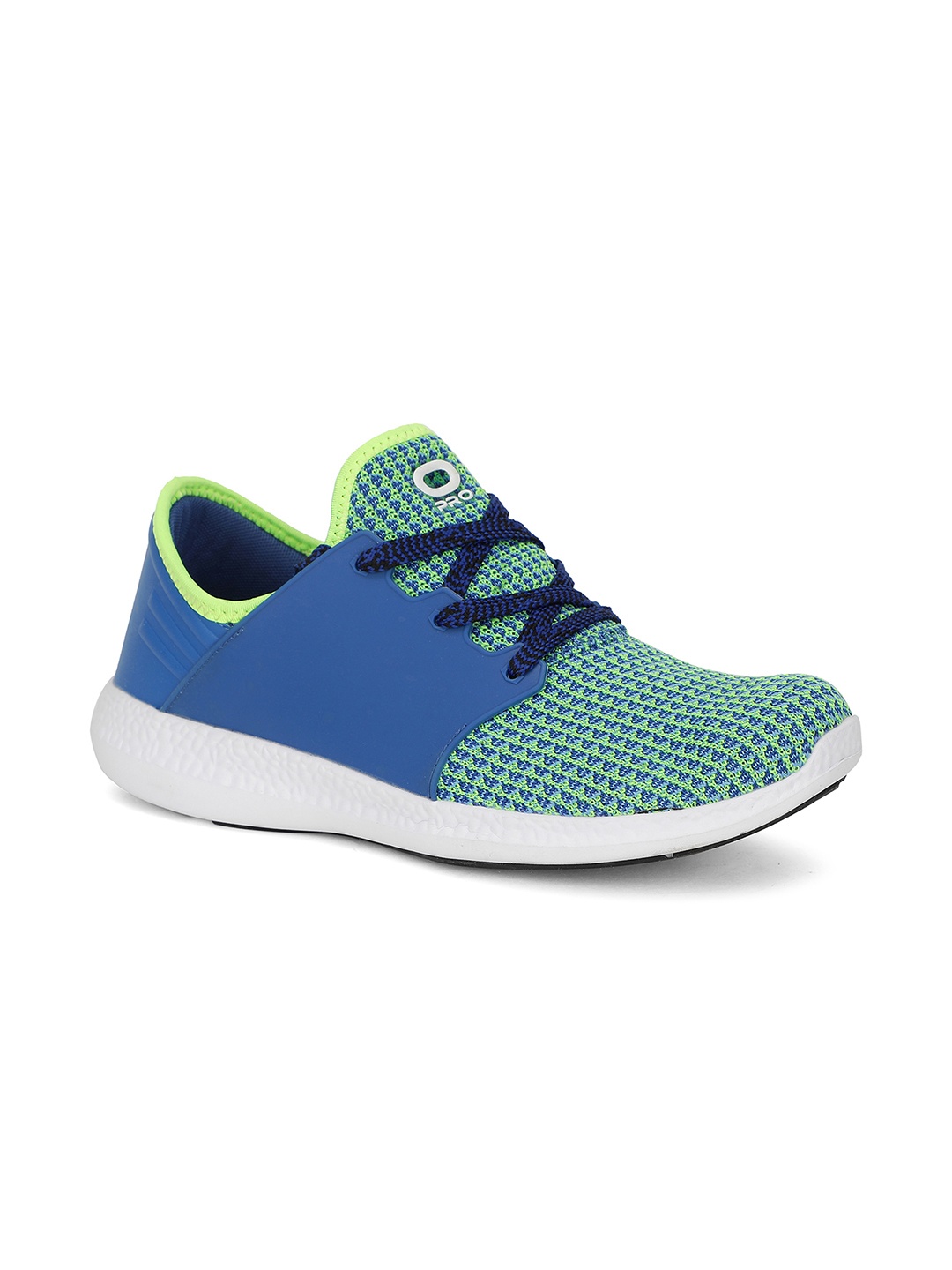 

Khadims Men Green & Blue Colourblocked Sneakers