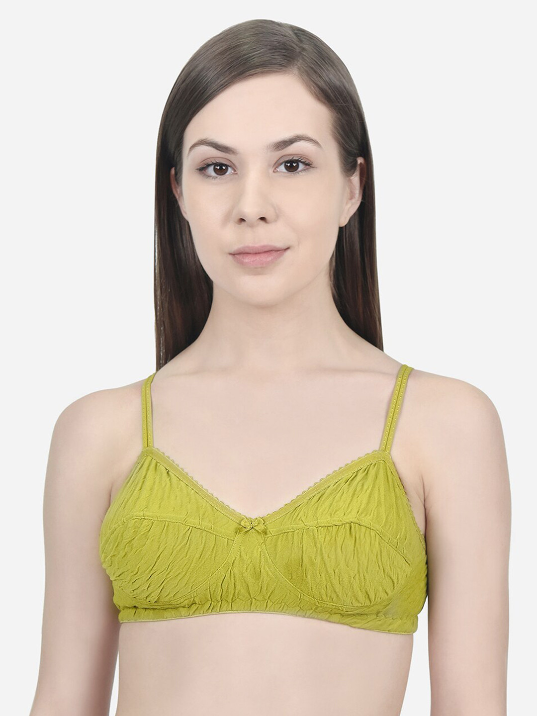 

Innocence Green Self Design Non-Wired Non Padded T-shirt Bra BBAPLIN90180