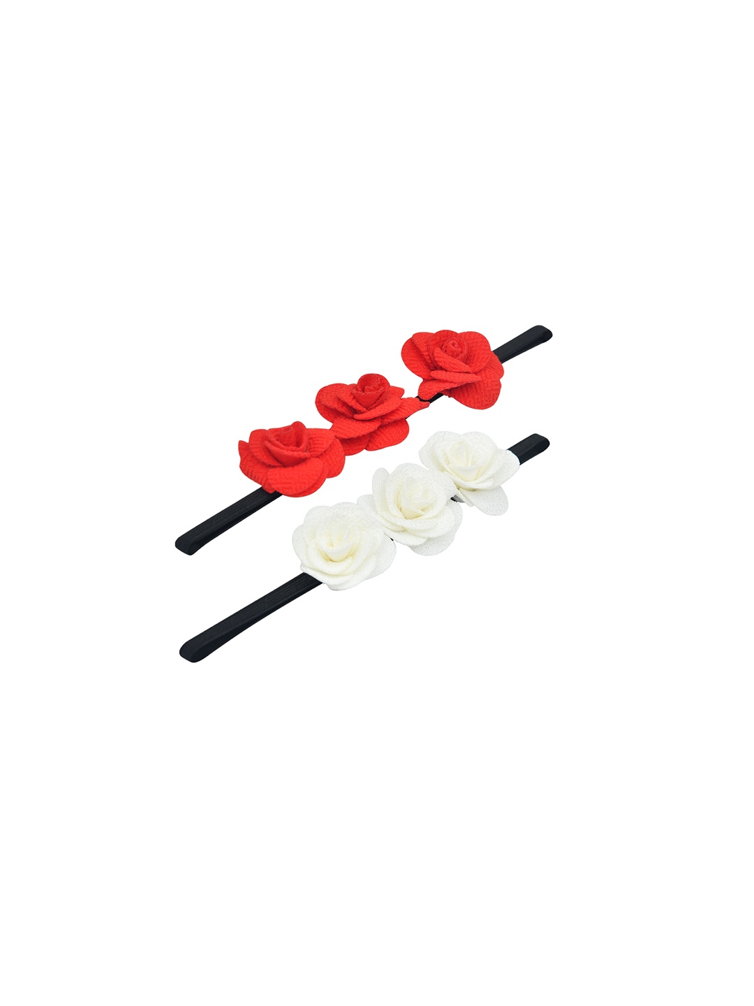

FUNKRAFTS Girls Set of 2 Hairband, Black