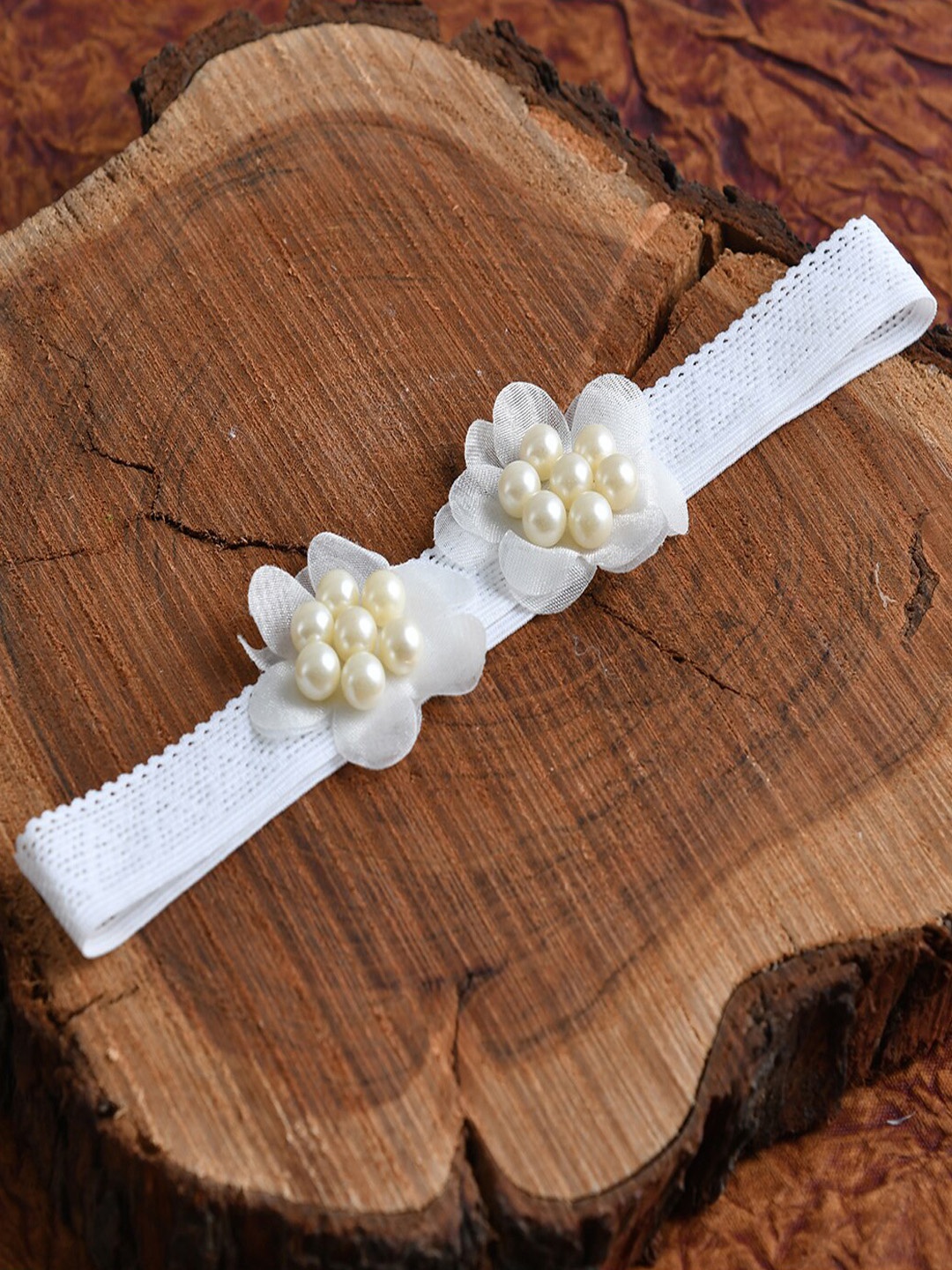 

FUNKRAFTS Girls Set Of 7 Embellished Headbands, White