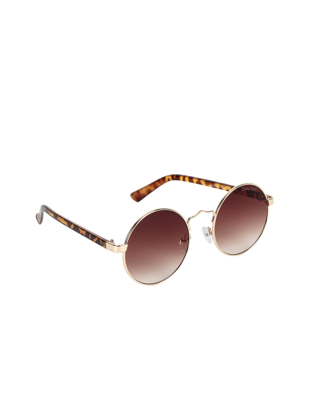 

Diana Korr Women Round Sunglasses DKOEWG014BRW, Brown