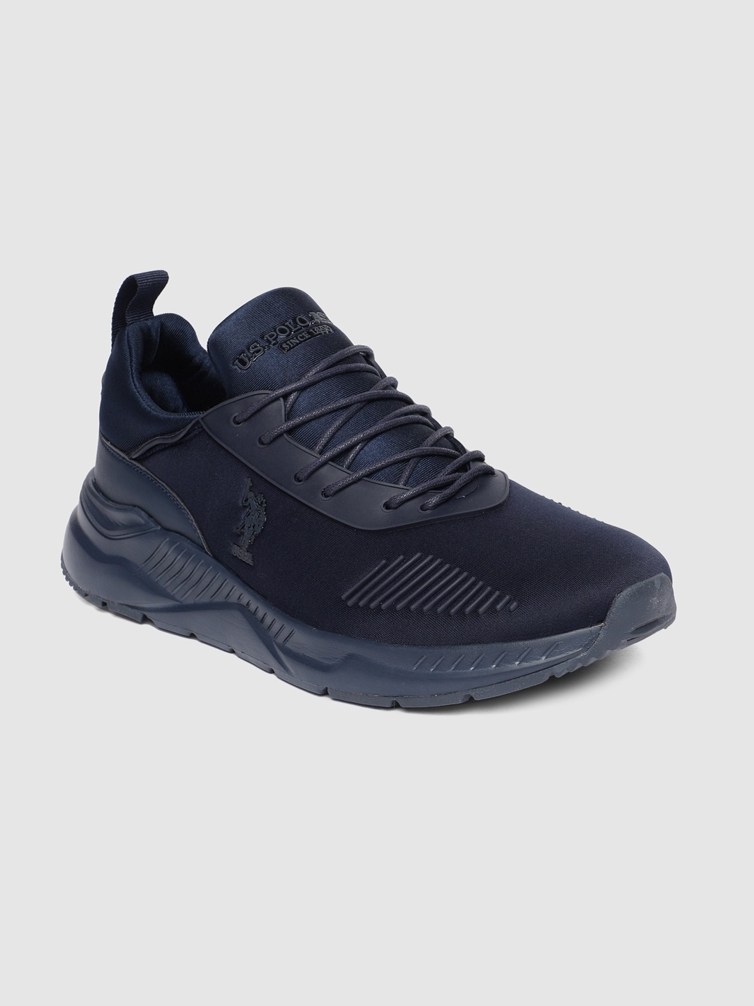 

U.S. Polo Assn. Men Navy Blue Solid Claudius Walking Shoes