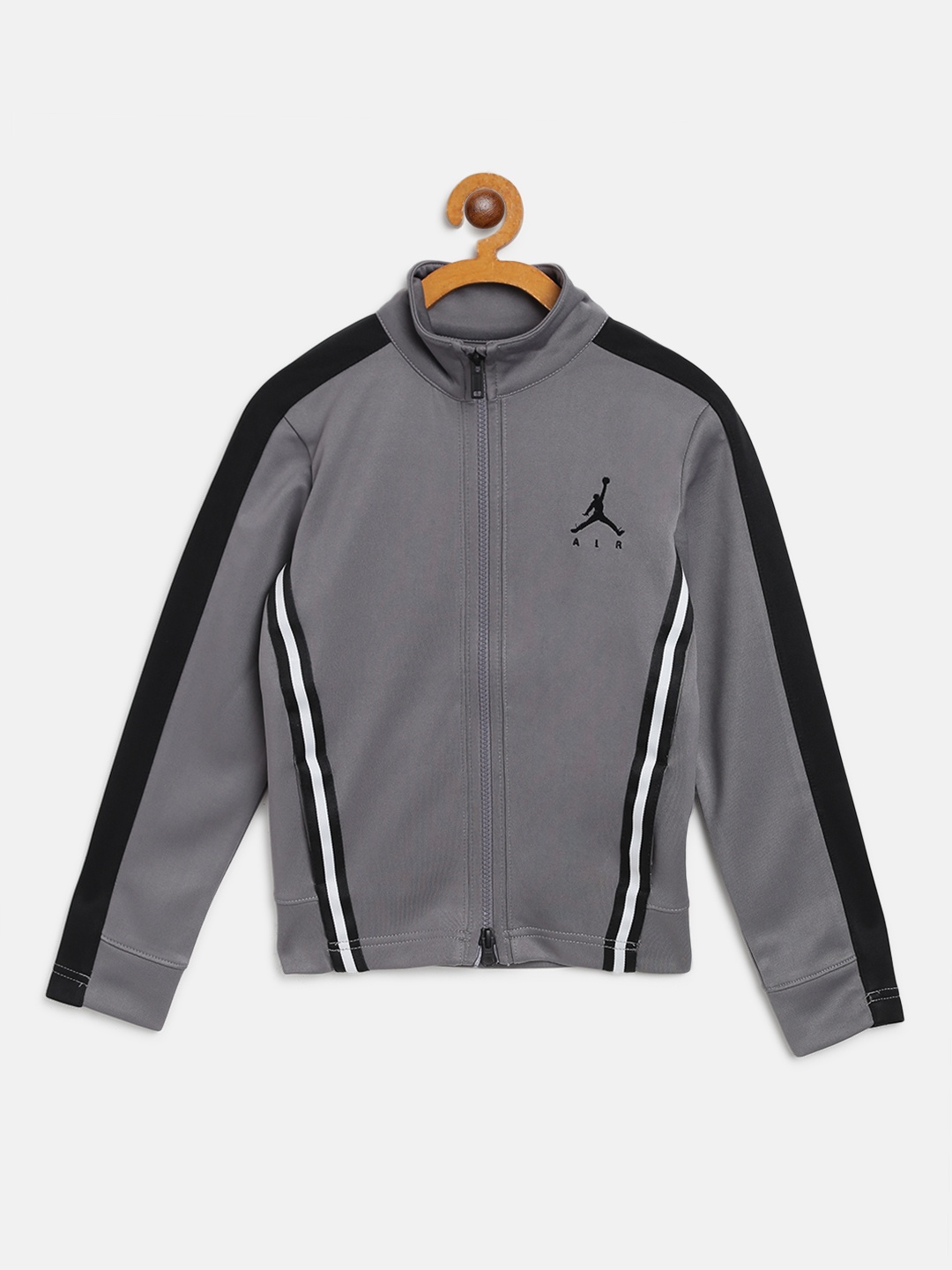 

Jordan Boys Grey Jumpman Air Suit Solid Sporty Jacket