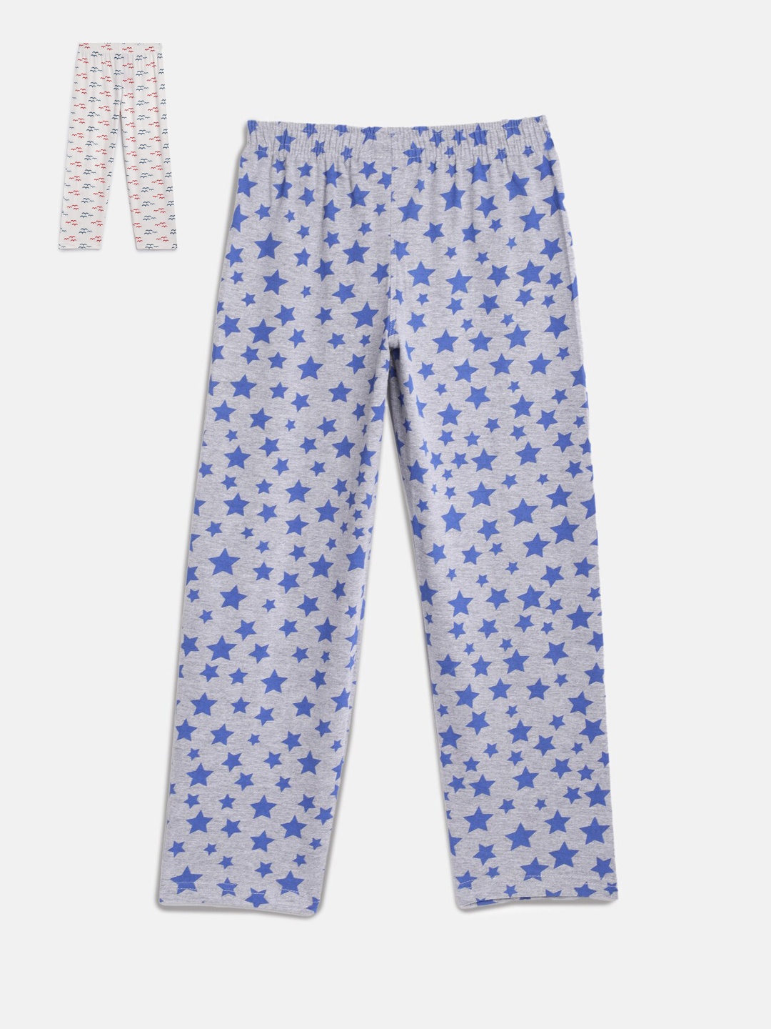 

SINI MINI Girls Pack Of 2 Printed Lounge Pants, Multi