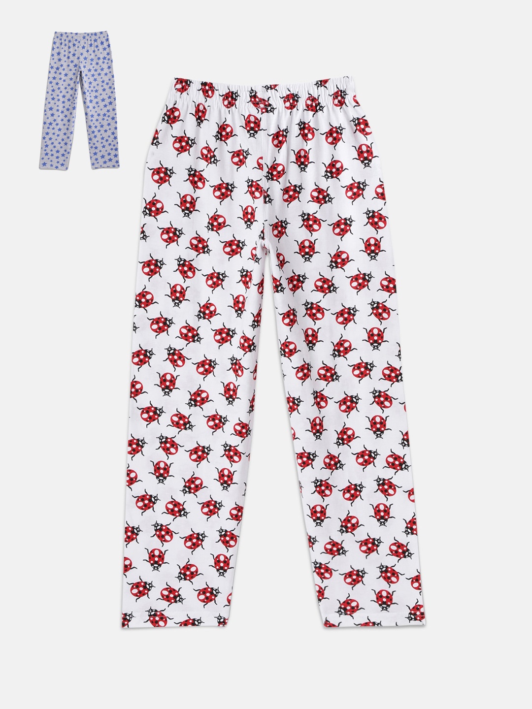 

SINI MINI Girls Pack Of 2 Printed Lounge Pants, Multi