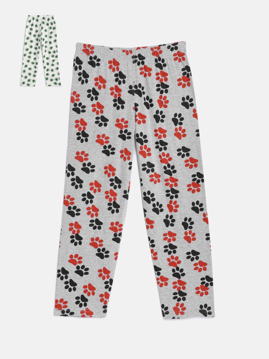 

SINI MINI Girls Pack Of 2 Printed Lounge Pants, Multi