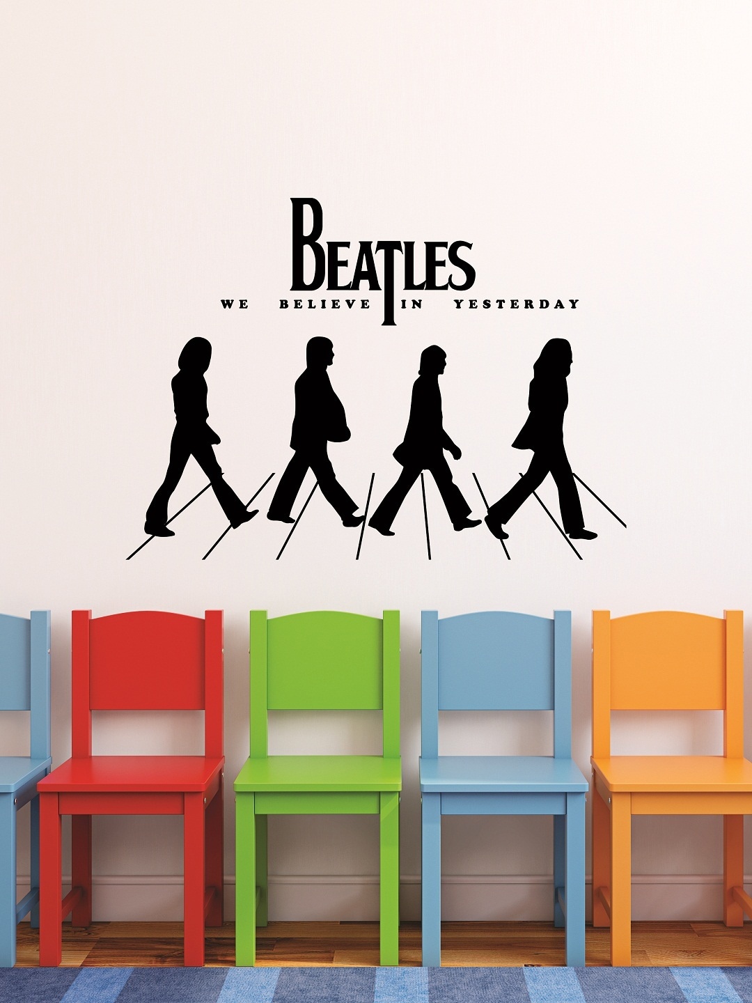 

WALLSTICK Black Beatles Large Vinyl Wall Sticker