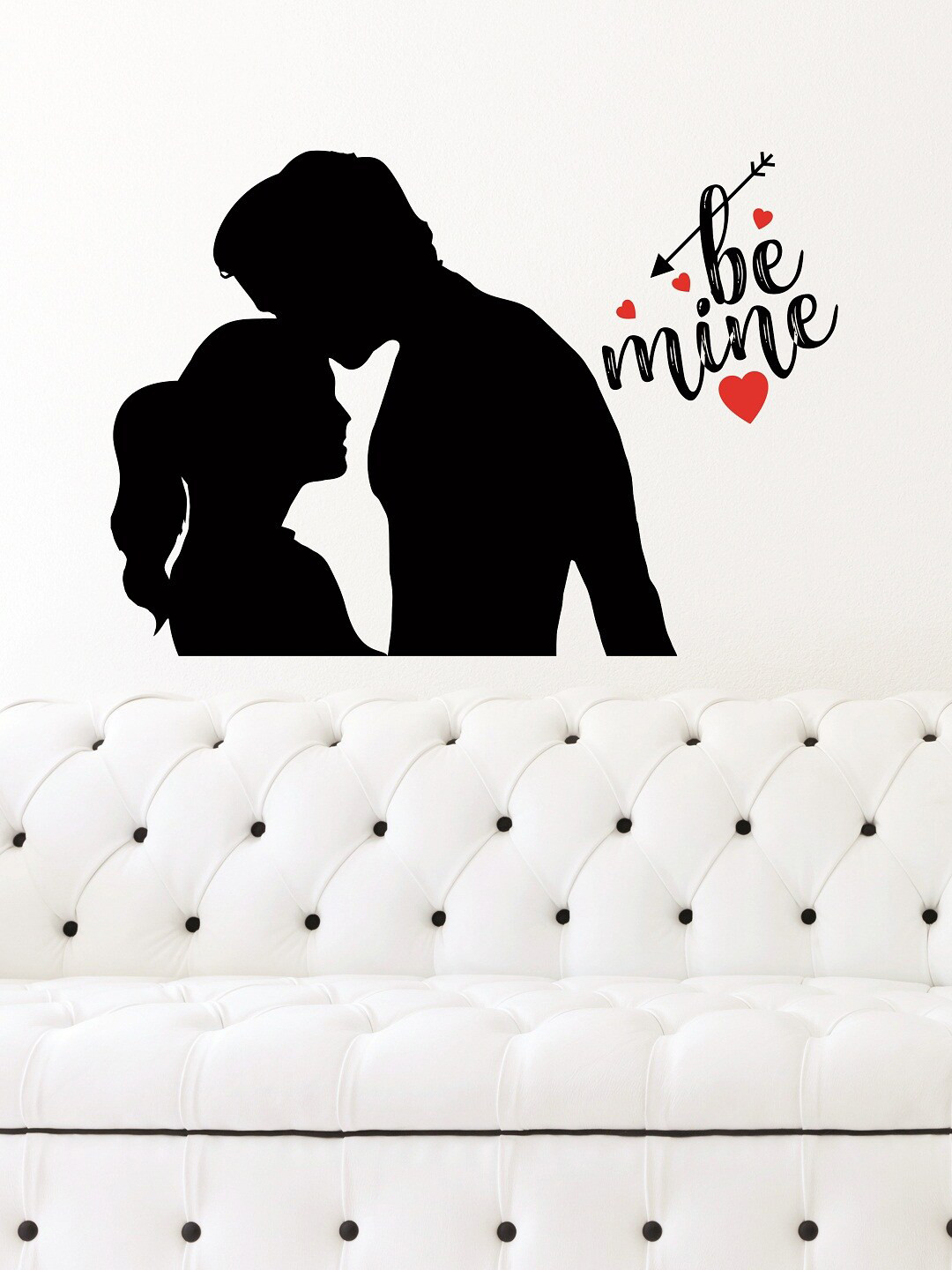 

WALLSTICK Black & Red Be Mine Large Vinyl Wall Sticker