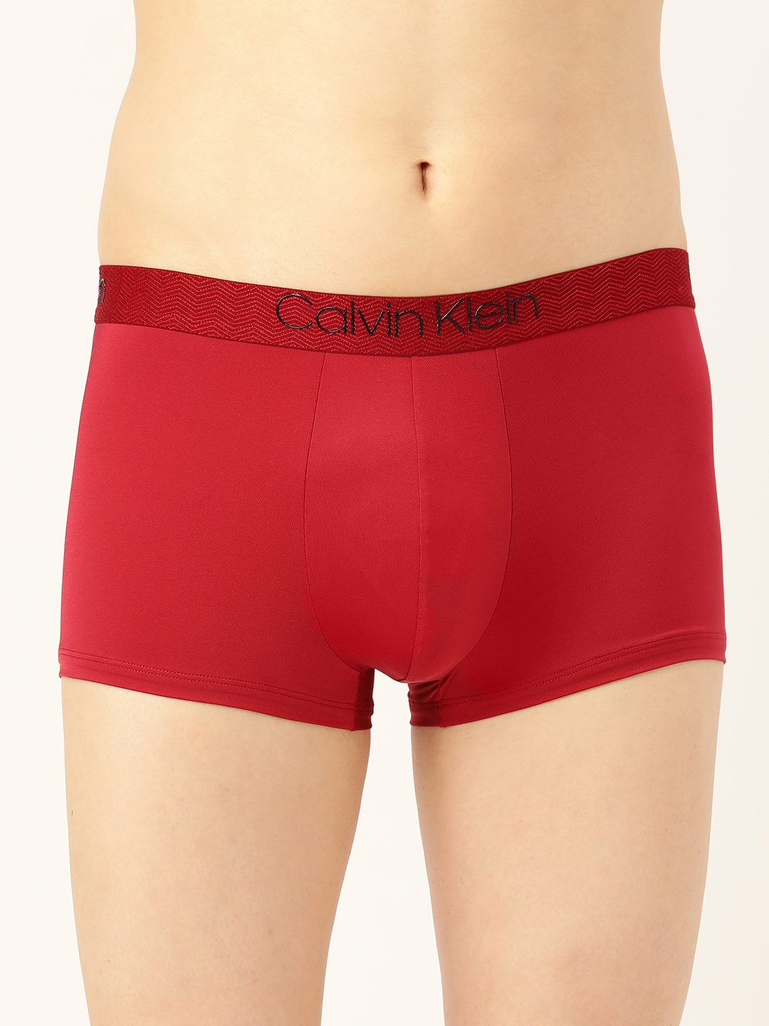 

Calvin Klein Underwear Red Solid Shine Micro Low Rise Trunk NB1929WC8-WC8