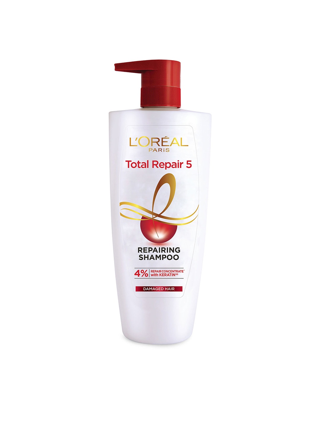 LOreal Paris Total Repair 5 Repairing Shampoo with Keratin XS Technology - 1 L
