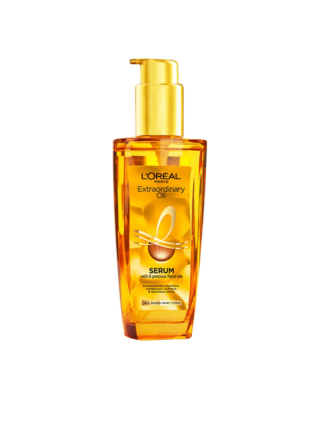 

LOreal Paris Extraordinary Oil Anti-Frizz Serum with Heat Protection - 100 ml, Mustard