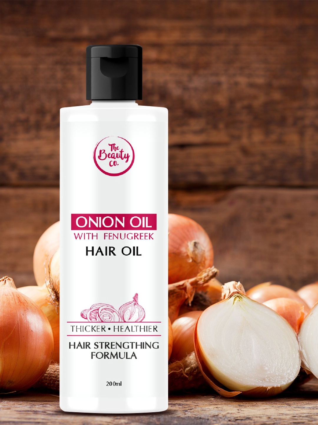 

The Beauty Co. Women Onion & Fenugreek Hair Oil - 200 ml, White