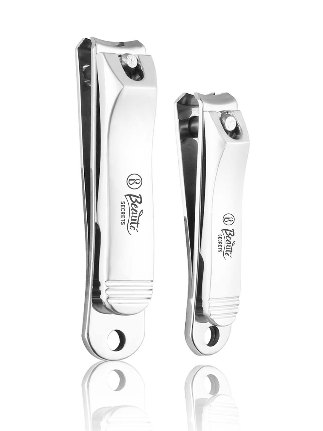 

Beaute Secrets Stainless Steel Professional Nail Cutter, Silver