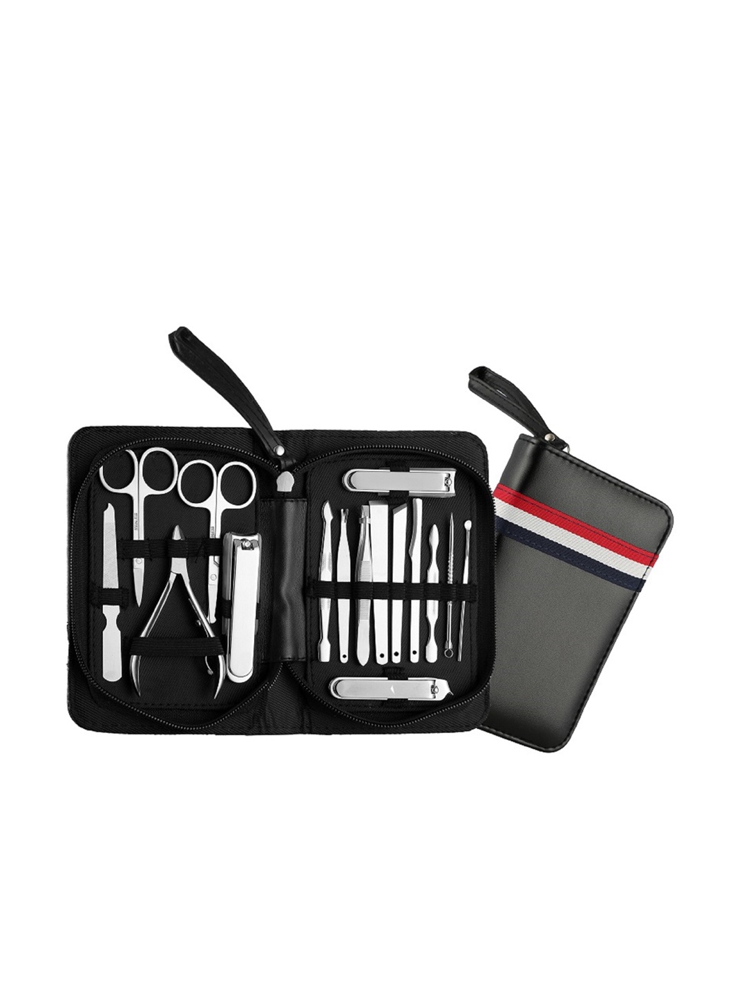 

Beaute Secrets 16 Pcs Manicure Pedicure Nail Clippers Kit, Black