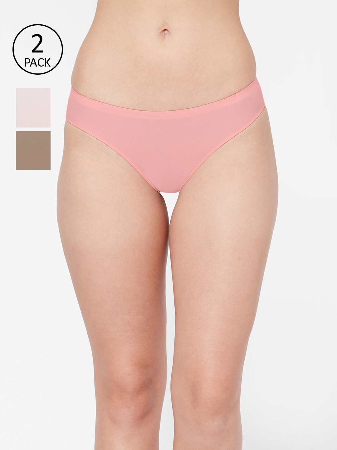 

FashionRack Women Pack of 3 Assorted Bikini Briefs 889BrPiPe