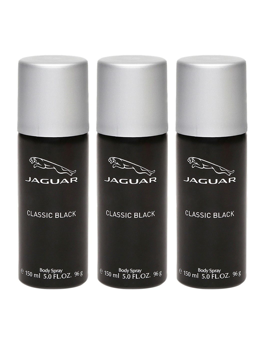 

JAGUAR Men Set Of 3 Deodorants, Black