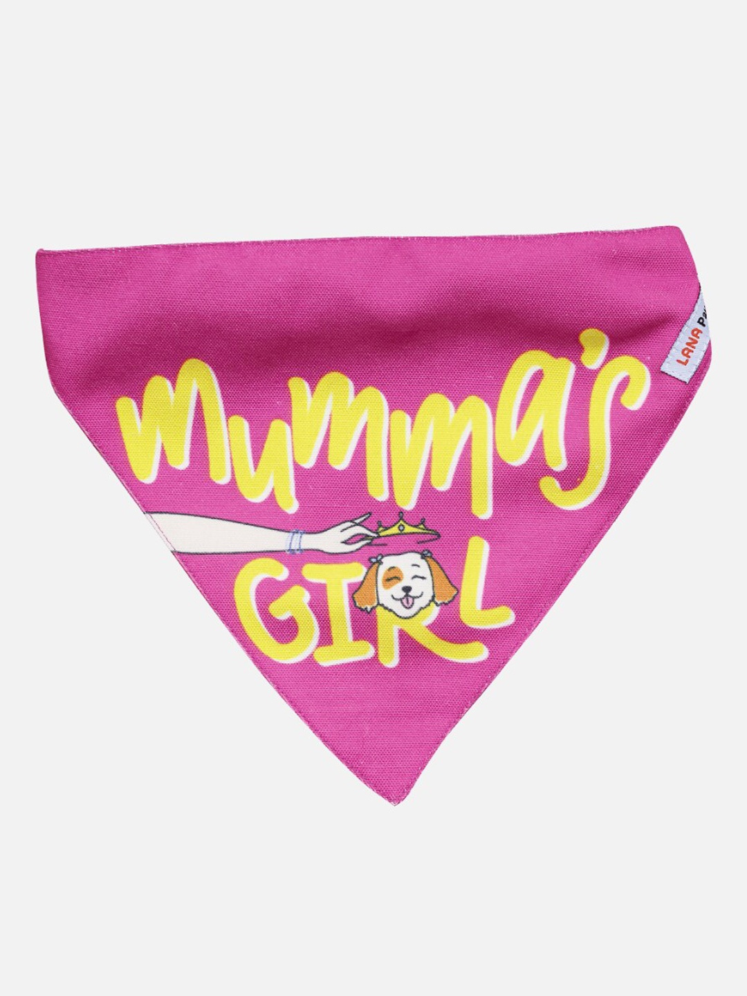 

LANA PAWS Pink Mumma'sGirl Printed Dog Bandana Scarf