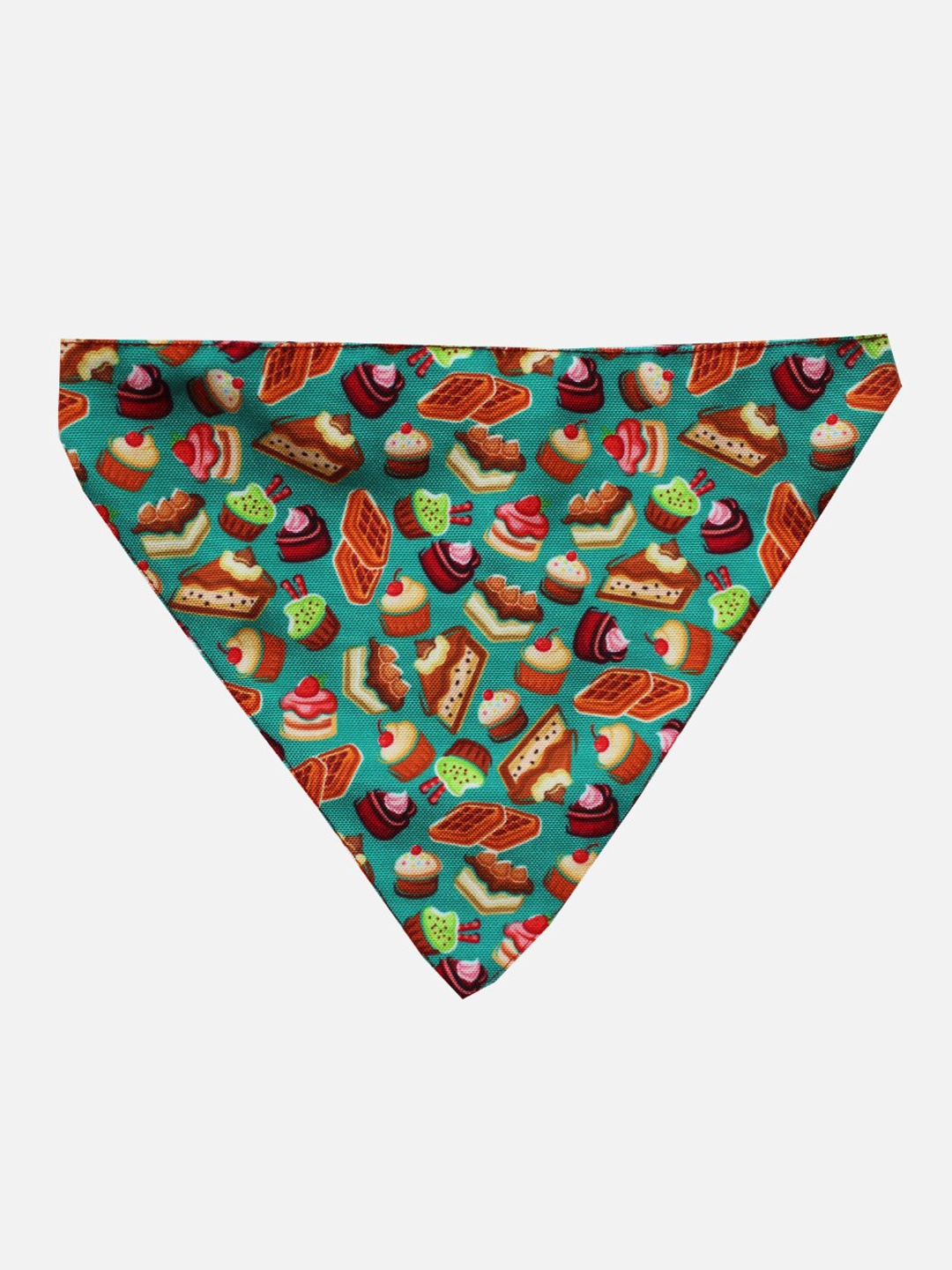 

LANA PAWS Teal Green Dessert Factory Printed Dog Bandana Scarf