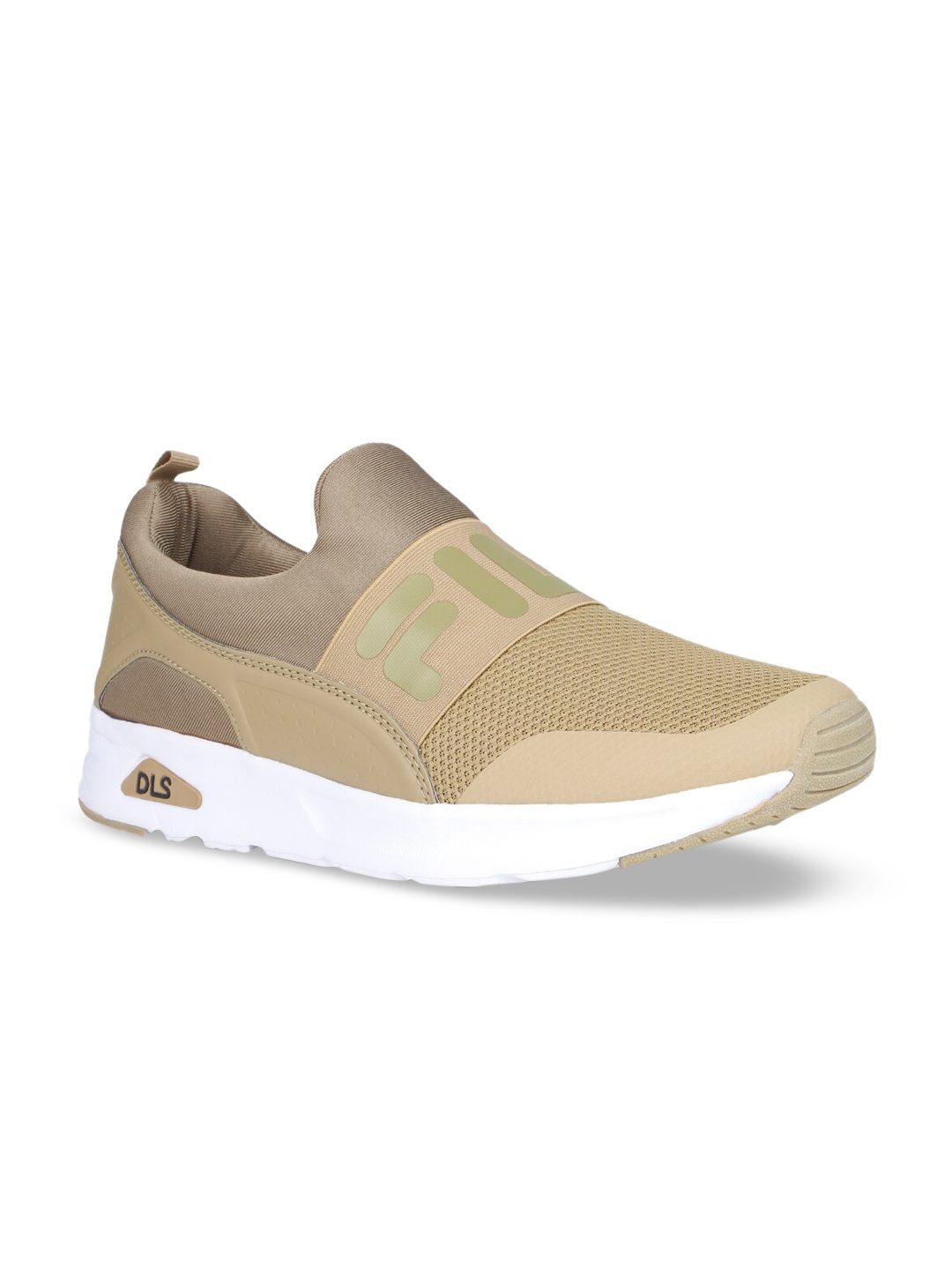 

FILA Men Beige Woven Design Slip-On Sneakers