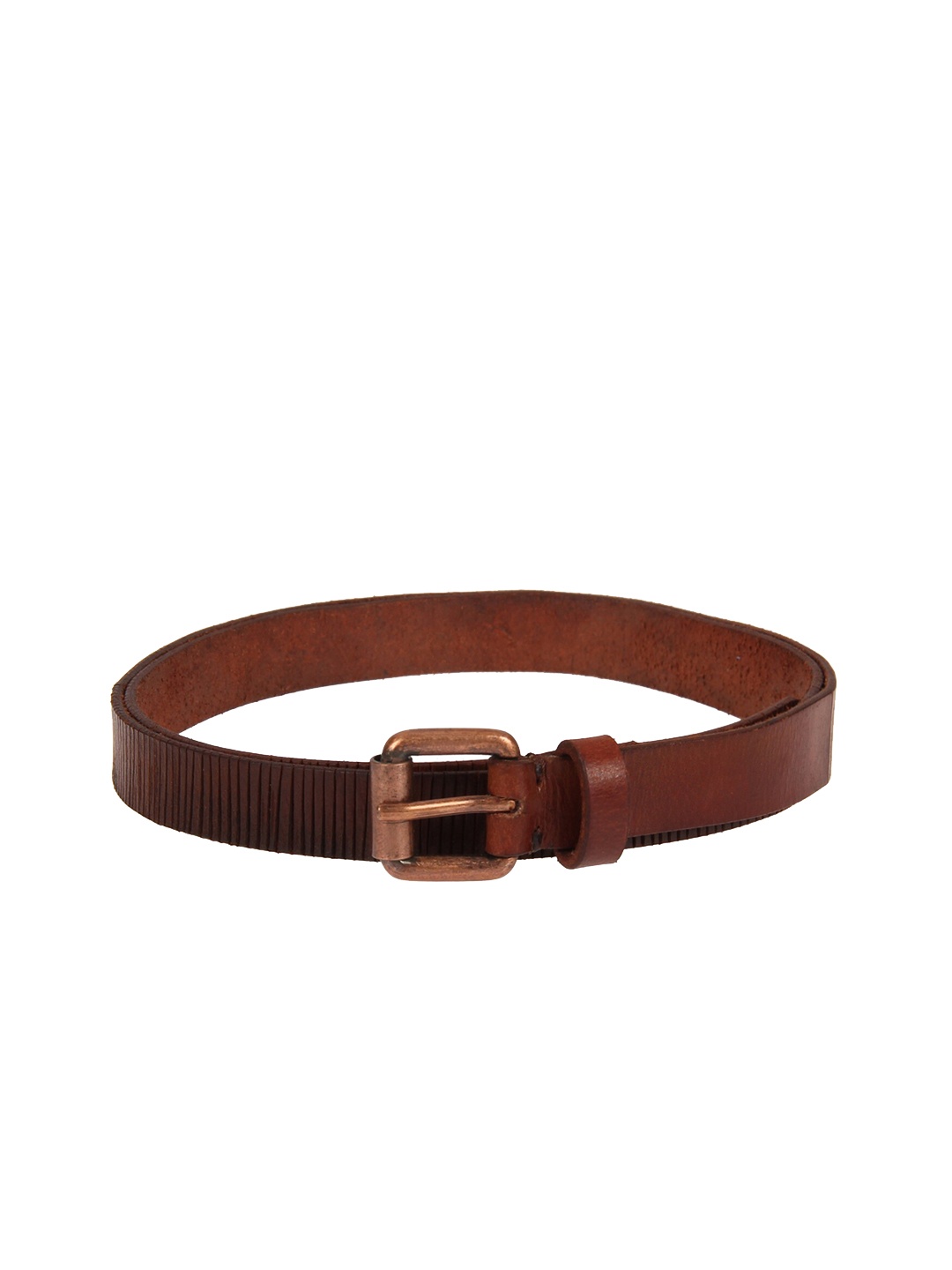 

Aditi Wasan Women Brown Solid Leather Belt