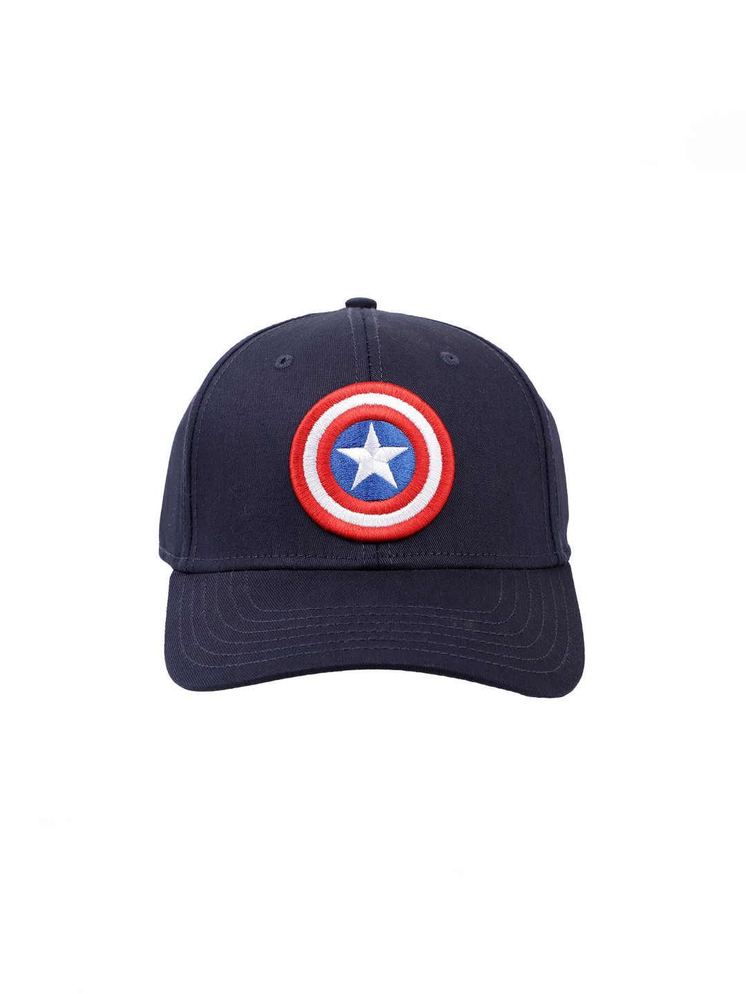 

Free Authority Men Blue Captain America Embroidered Snapback Cap