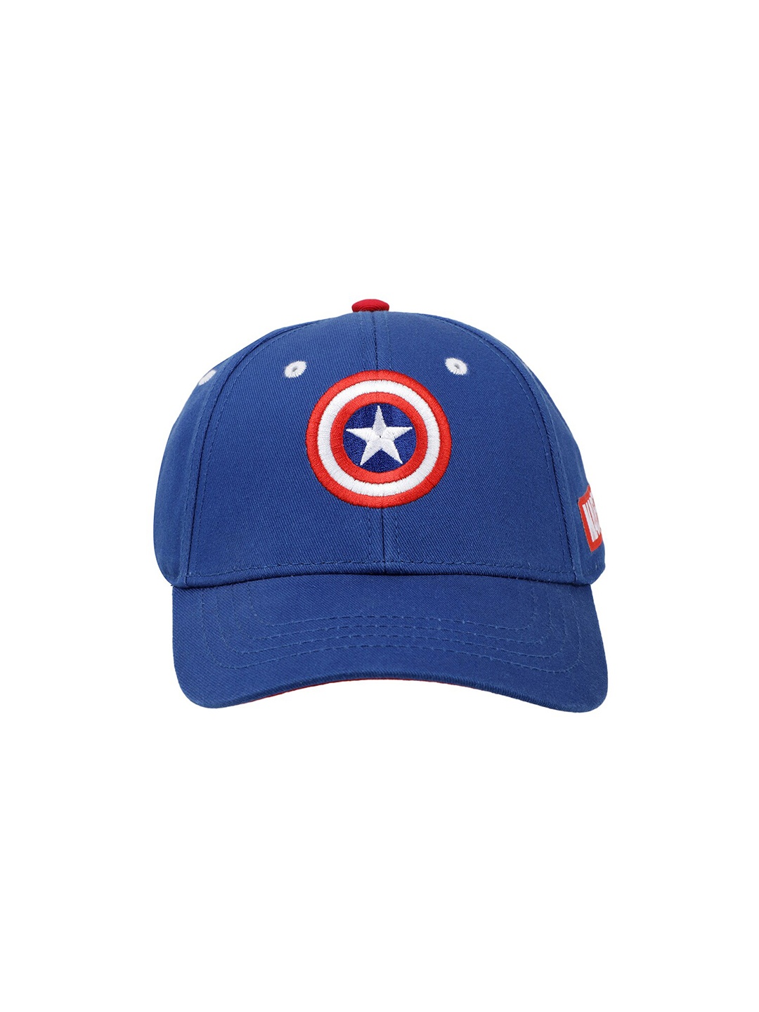 

Kids Ville Boys Blue Captain America Embroidered Snapback Cap