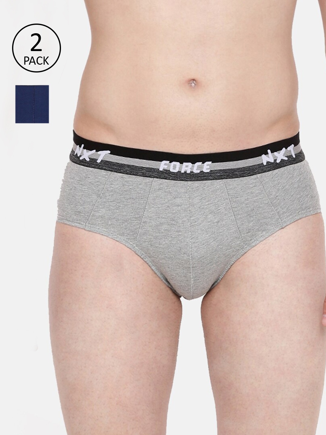 

Force NXT Men Pack Of 2 Assorted Basic Briefs MNFF-115-PO2