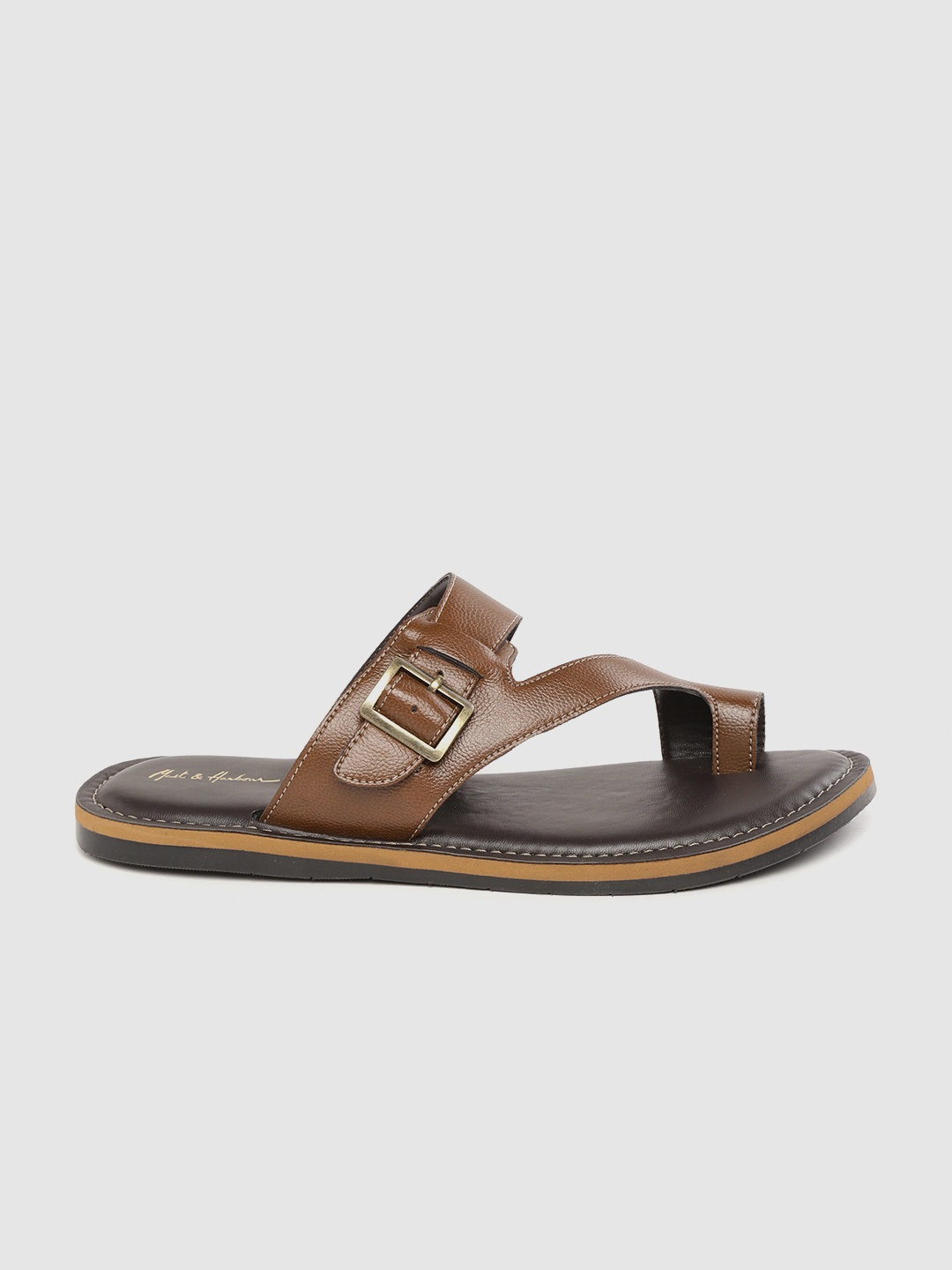 

Mast & Harbour Men Brown Comfort Sandals