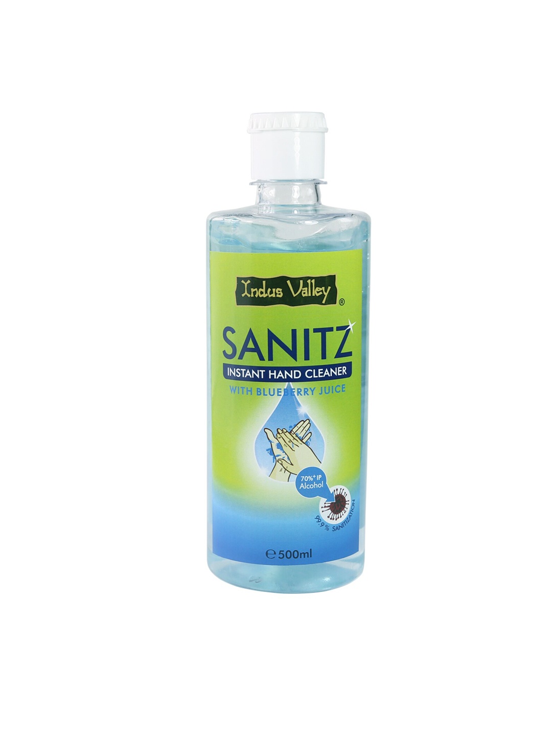 

Indus valley instant hand cleaner sanitizer with blueberry juice-500ml, Blue