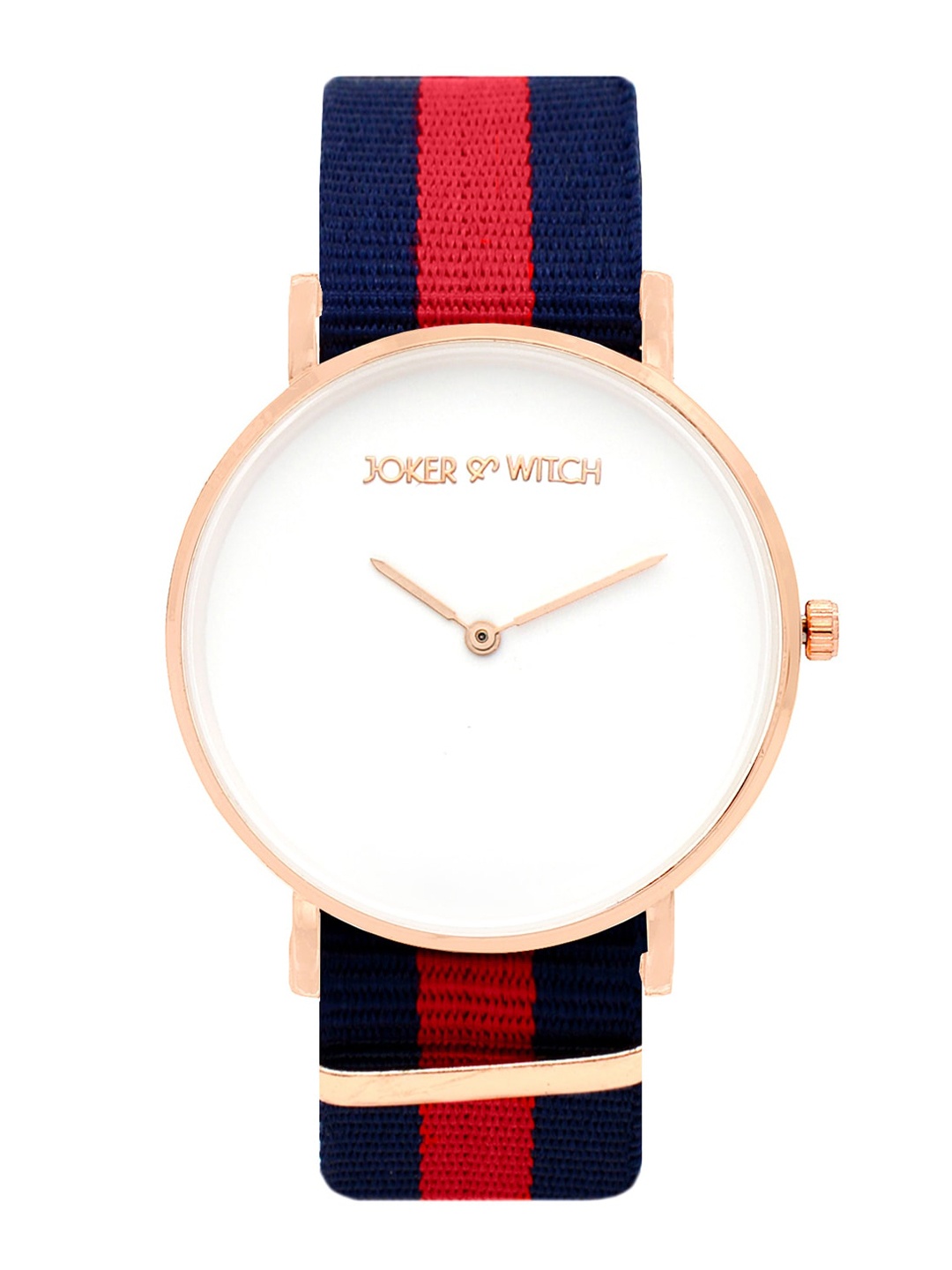 

JOKER & WITCH Unisex White & Red Analogue Watch AMWW291