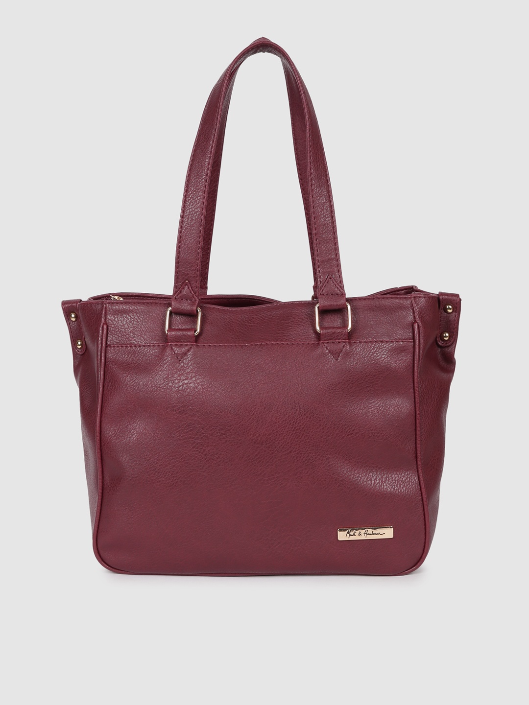 

Mast & Harbour Burgundy Solid Shoulder Bag